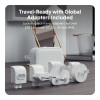 Hyper HyperJuice 70W USB-C GaN Safety Tested Travel Charger With 3 Ports - White