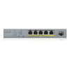Zyxel GS1350-6HP-GB0101F Managed 5 x Gigabit Ethernet RJ45+1 x SFP Ports Network Switch