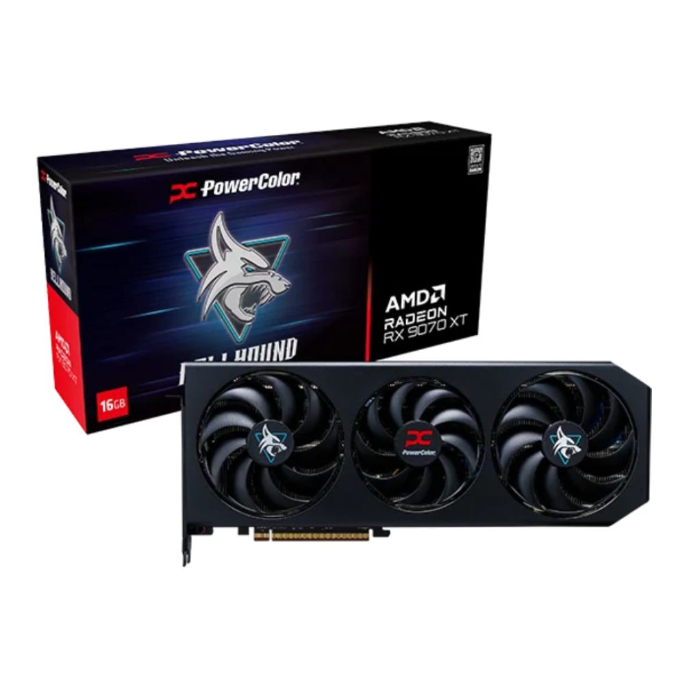 グラフィックボード・グラボ・ビデオカード PowerColor AMD Radeon RX9070XT HellHound AMD RX 9070XT Hellhound 16GB OC GPU - RX9070XT 16G-L/OC