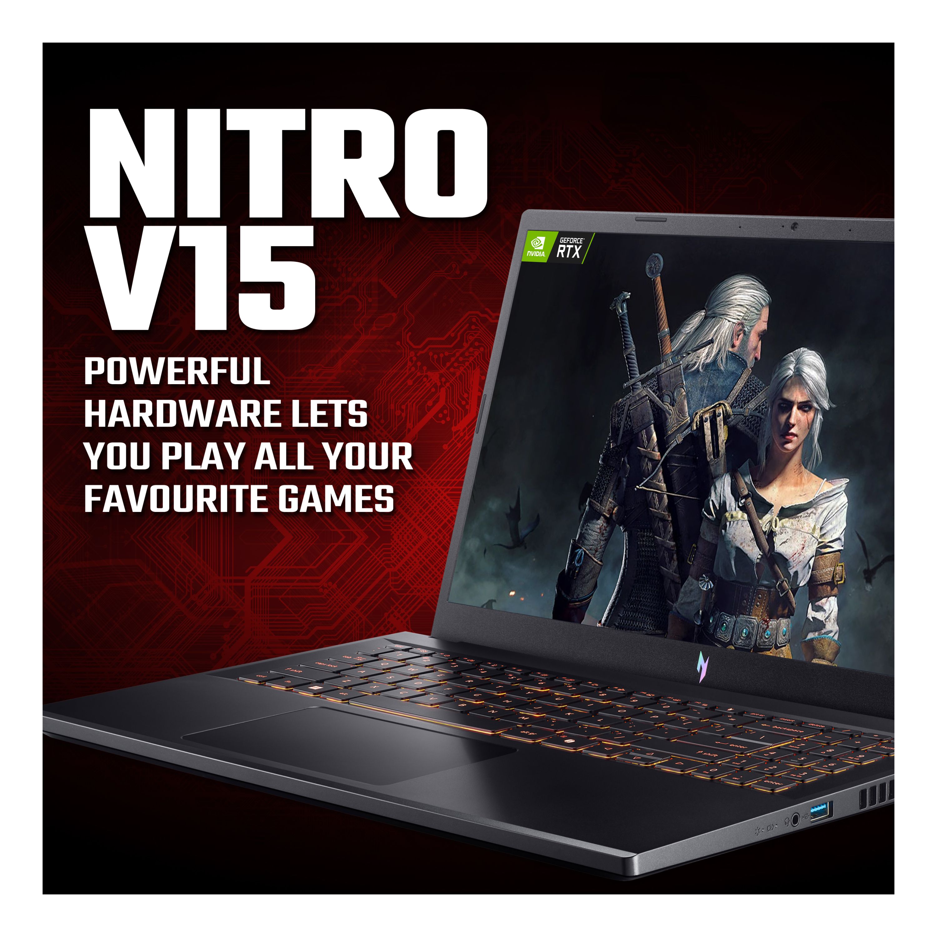 Acer Nitro V 15 i5 RTX 3050 Gaming Laptop