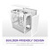 NZXT H3 Flow Tempered Glass Micro-ATX Gaming PC Case White