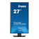 iiyama Prolite XUB2797QSN-B2 27" IPS QHD USB-C 65W RJ45 Height Adjustable Docking Monitor