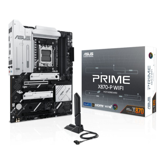 ASUS PRIME X870-P WIFI motherboard for AMD Ryzen processors with AM5 socket