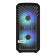Fractal Design Torrent Compact RGB Black EATX Mid Tower case with vibrant RGB lighting and light tint tempered glass.
