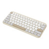 ASUS Marshmallow KW100 75% Wireless Keyboard - Oat Milk