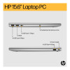 HP 15-fc0036na A45XREA AMD Ryzen 5 7520U 15.6" Full HD 8GB RAM 512GB SSD Windows 11 Home Laptop