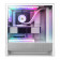 NZXT H5 Flow RGB Tempered Glass Mid Tower Gaming PC Case - White