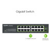 Zyxel GS1100-16-GB0103F Rack Mountable Unmanaged 16 x Gigabit Ethernet RJ45 Network Switch