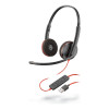 Poly Blackwire C3220 Stereo USB-C Wired Headset - Black