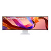 LG 49U950A-W 49" Ultrawide Curved IPS Dual Quad HD 144Hz USB-C Height Adjustable Monitor with Speakers