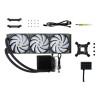 TRYX PANORAMA 360mm ARGB AIO Liquid CPU Cooler - Black