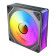 Antec Vision 120R Reverse ARGB Hydraulic Bearing Computer Case Fan 3 Pack - Black