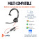 Poly Blackwire 3315 Monaural Microsoft Teams Certified USB-C USB-A 3.5mm Wired Headset