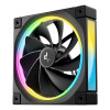 DeepCool FL12 120mm PWM Reverse PC Case Fan - Black 3 Pack