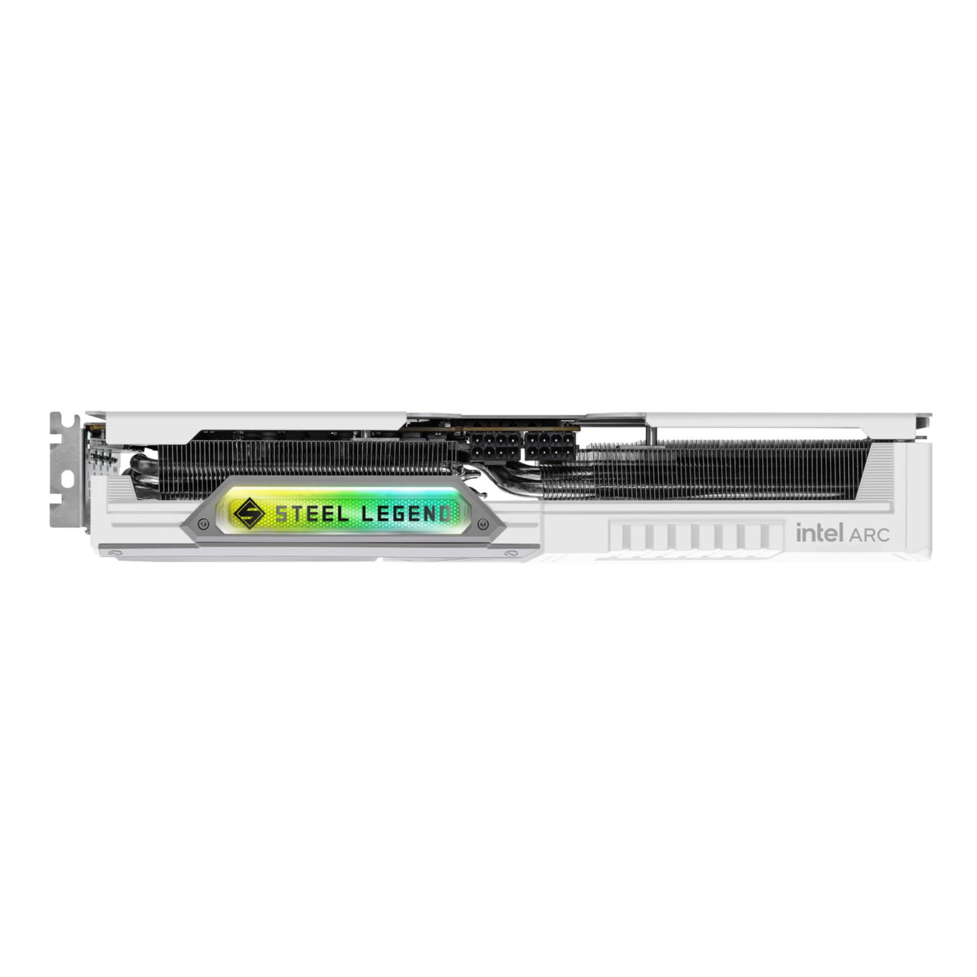 ASRock Intel Arc B580 Steel Legend 12GB OC GPU - White