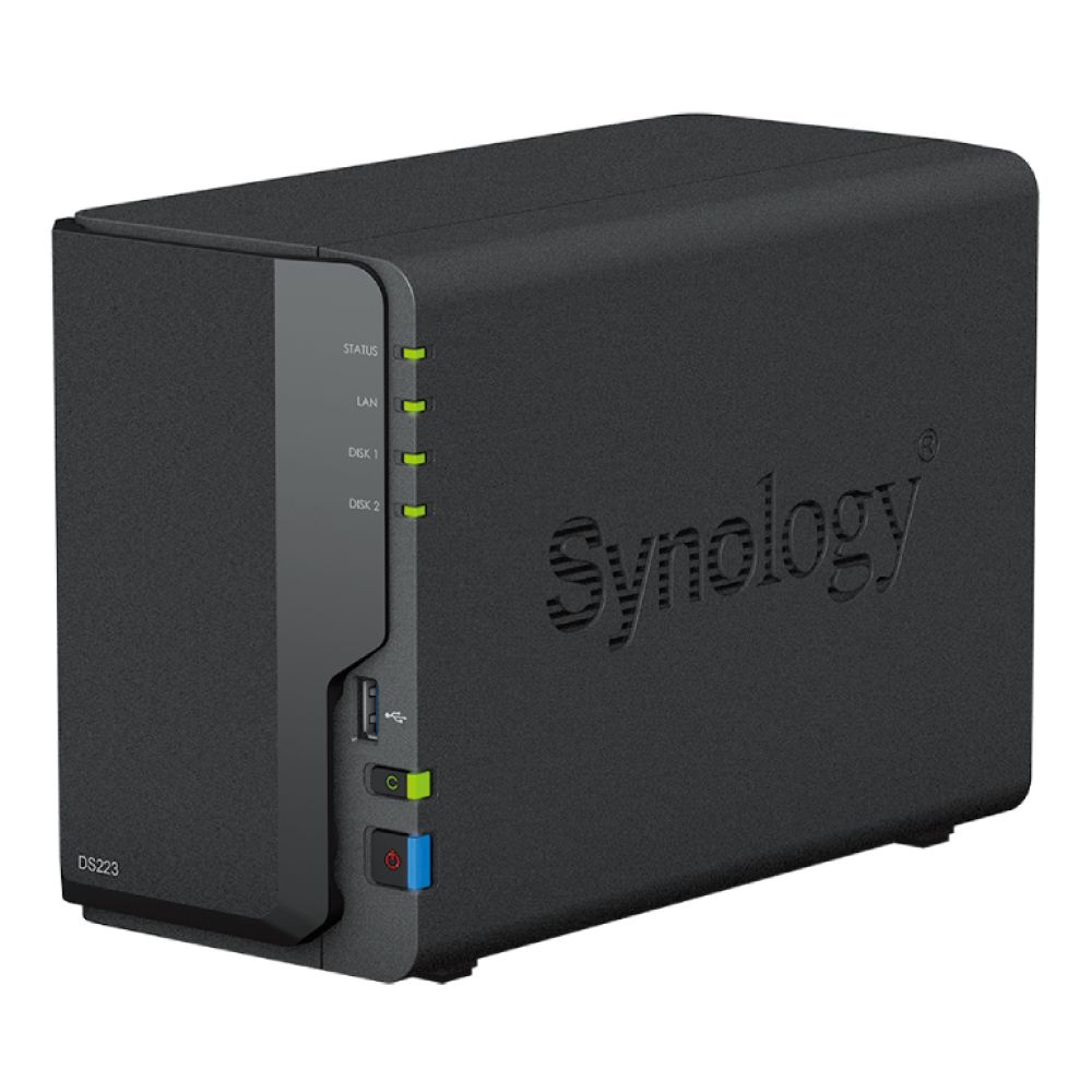 DS223 Synology DS223 2-Bay NAS Enclosure 2GB RAM DS223 Synology DS223 2-Bay NAS Enclosure 2GB RAM