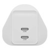 Hyper HyperJuice 35W GaN USB-C UK Charger - White
