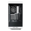HYTE Y40 Mid Tower Panoramic Tempered Glass Gaming Case - Black and White