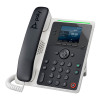 Poly Edge E100 PoE-enabled NoiseBlockAI Acoustic Fence Wired IP Desk Phone - Black