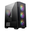Refurbished - MSI MAG FORGE M100R ARGB MicroATX Tempered Glass Gaming PC Case - Black