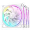 DeepCool FL12 120mm PWM PC Case Fan - White 3 Pack