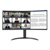 LG 34WR55QK-B 34" WQHD Height Adjustable USB-C Curved Monitor