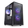 Tecware Forge M2 Mini Tower Micro-ATX ARGB Gaming PC Case - Black