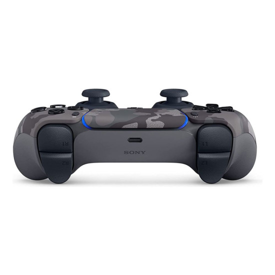 Sony DualSense wireless controller in unique Grey Camouflage design
