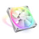 NZXT F120 RGB Duo 120mm PWM Fan White - 3 Pack w/ Controller White