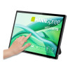 HANNspree HT249PPB 23.8" Full HD ADS Smart Adjustable Stand 10-Point TouchScreen Monitor with Speakers