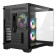 CiT Concept Black MATX Gaming Cube PC Case - Black