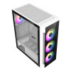 CiT Destroyer White ATX Gaming PC Case - White
