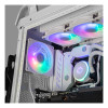 Cooler Master Mobius 120P White ARGB 3-pin PWM Pc Fans - 3Pcs