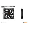 be quiet! Light Wings 120mm PWM high-speed Triple Pack ARGB LED Lighting 4-pin PWM PC Fan