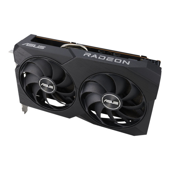 ASUS Dual Radeon RX 7600 V2 OC Edition 8GB graphics card offering next-gen gaming performance
