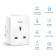TP-LINK Tapo P100 Mini Smart Wi-Fi F-Type Socket Pack of 4