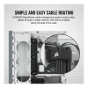 Corsair 5000D Airflow Mid Tower Tempered Glass ATX Gaming PC Case - White