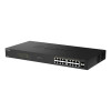 New Open Box - D-LINK DGS-1018P 18-Port Gigabit Unmanaged PoE Switch Rack-mountable - Black