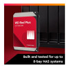 Refurbished - Western Digital 8TB Red Plus 3.5" SATA III 5640RPM 256MB Cache Hard Drive