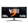 Acer NITRO XZ340CURX0 34" WQHD 200Hz 1ms Height Adjustable Curved Gaming Monitor with Speakers