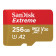 SanDisk Extreme 256GB UHS-I Class3 microSDXC Memory Card - Red