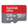 SanDisk Ultra 128GB microSDXC Memory Card - Red