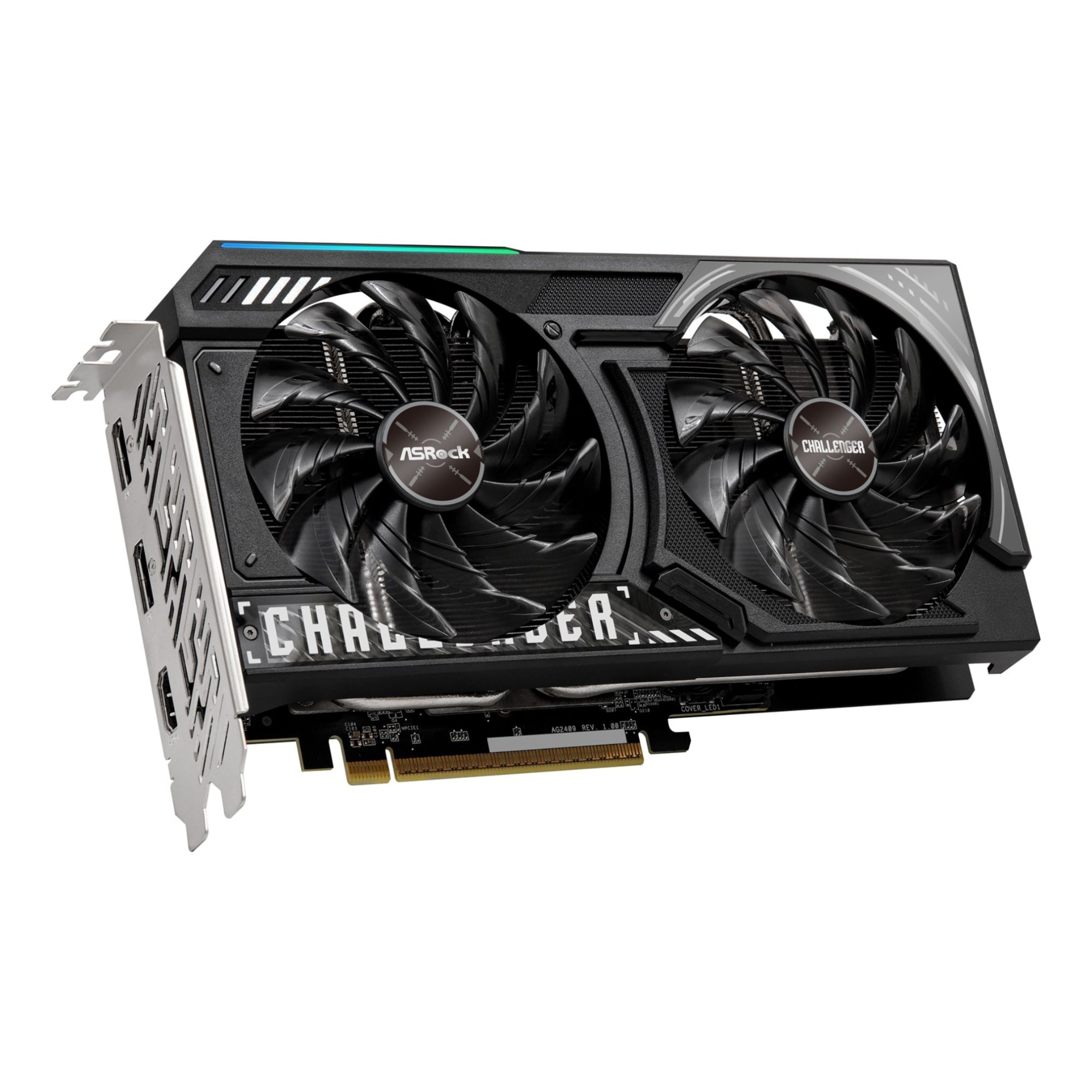 ASRock Radeon RX 9060 XT Challenger 8GB OC GPU - Black