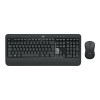 Logitech MK540 ADVANCED Wireless Keyboard and Mouse Combo - Black