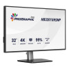 iiyama ProGraphic HB3201UHSNP-B1 31.5" 4K Ultra HD IPS Black 60Hz 4ms USB-C Height Adjustable Monitor with Speakers - Matte Black
