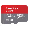 SanDisk Ultra 64GB UHS-I Class10 microSDXC Memory Card - Red