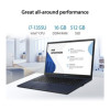 Refurbished - ASUS ExpertBook B1 Intel Core i7-1355U 16GB RAM 512GB SSD 15.6" Windows 11 Pro Laptop