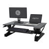 New Open Box - Ergotron WorkFit-T Standing Desk Workstation (black with grey surface)