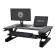 New Open Box - Ergotron WorkFit-T Standing Desk Workstation (black with grey surface)
