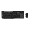 Logitech MK270 Wireless Keyboard & Mouse Combo - Black